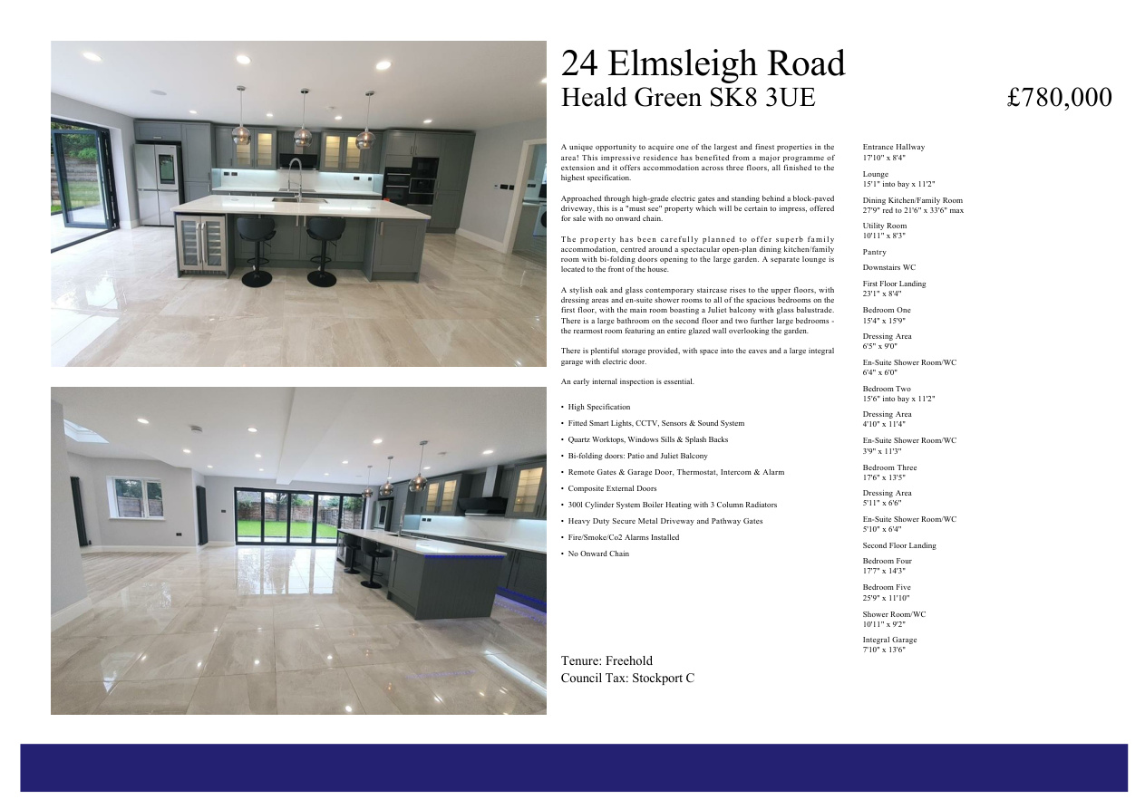 24 Elmsleigh Road brochure page two